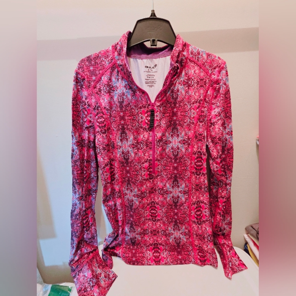 Marika Fuchsia Patterned Women's Hoodie